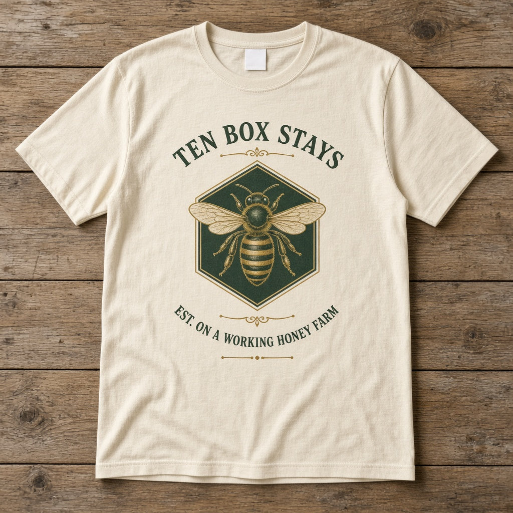 Ten Box Stays Bee Emblem Tee