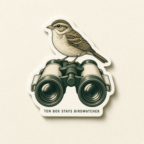 Birdwatcher Binoculars Sticker