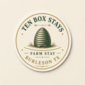 Ten Box Stays Farm Stay Sticker