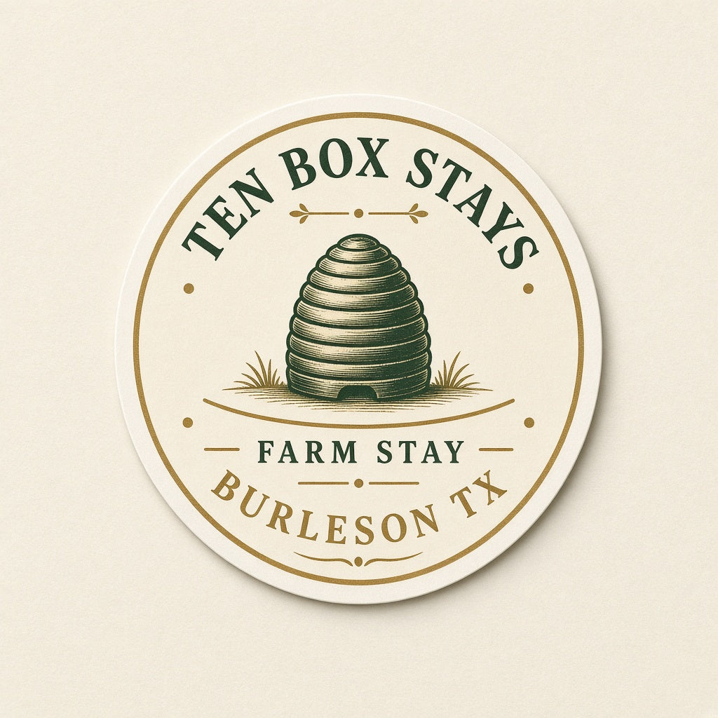 Ten Box Stays Farm Stay Sticker